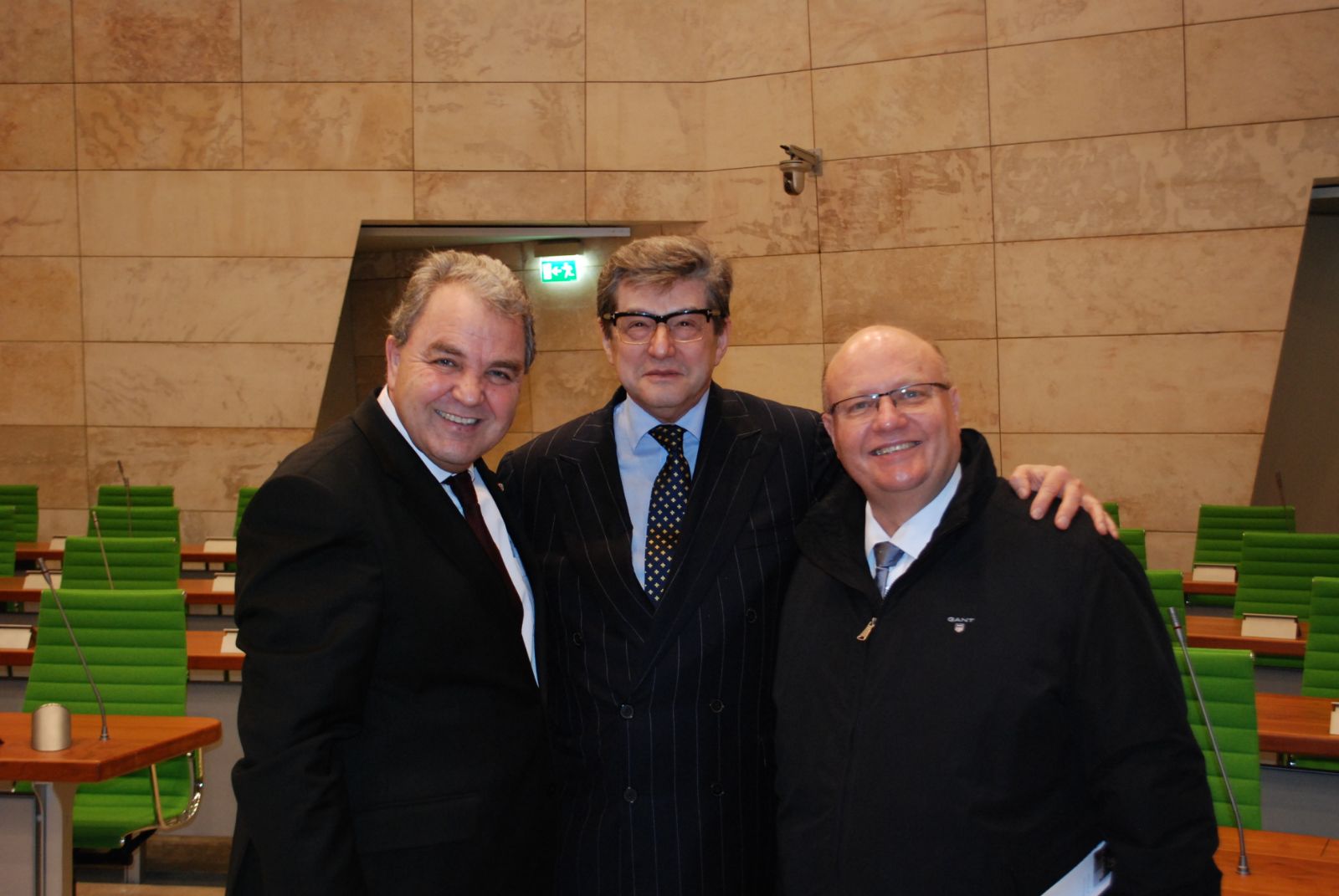 А.Г. Звягинцев с Генеральным прокурором Мальты и с Председателем Парламента Мальты