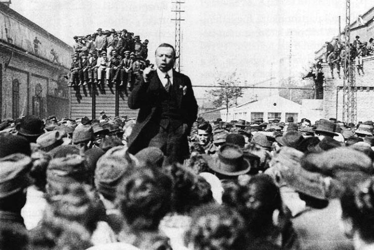 Бела Кун в ходе Венгерской революции
